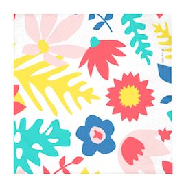 Floral  - party napkins